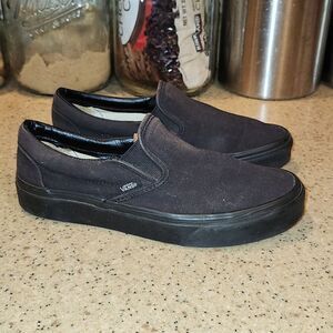 Vans Classic Slip On Shoes M7 W8.5